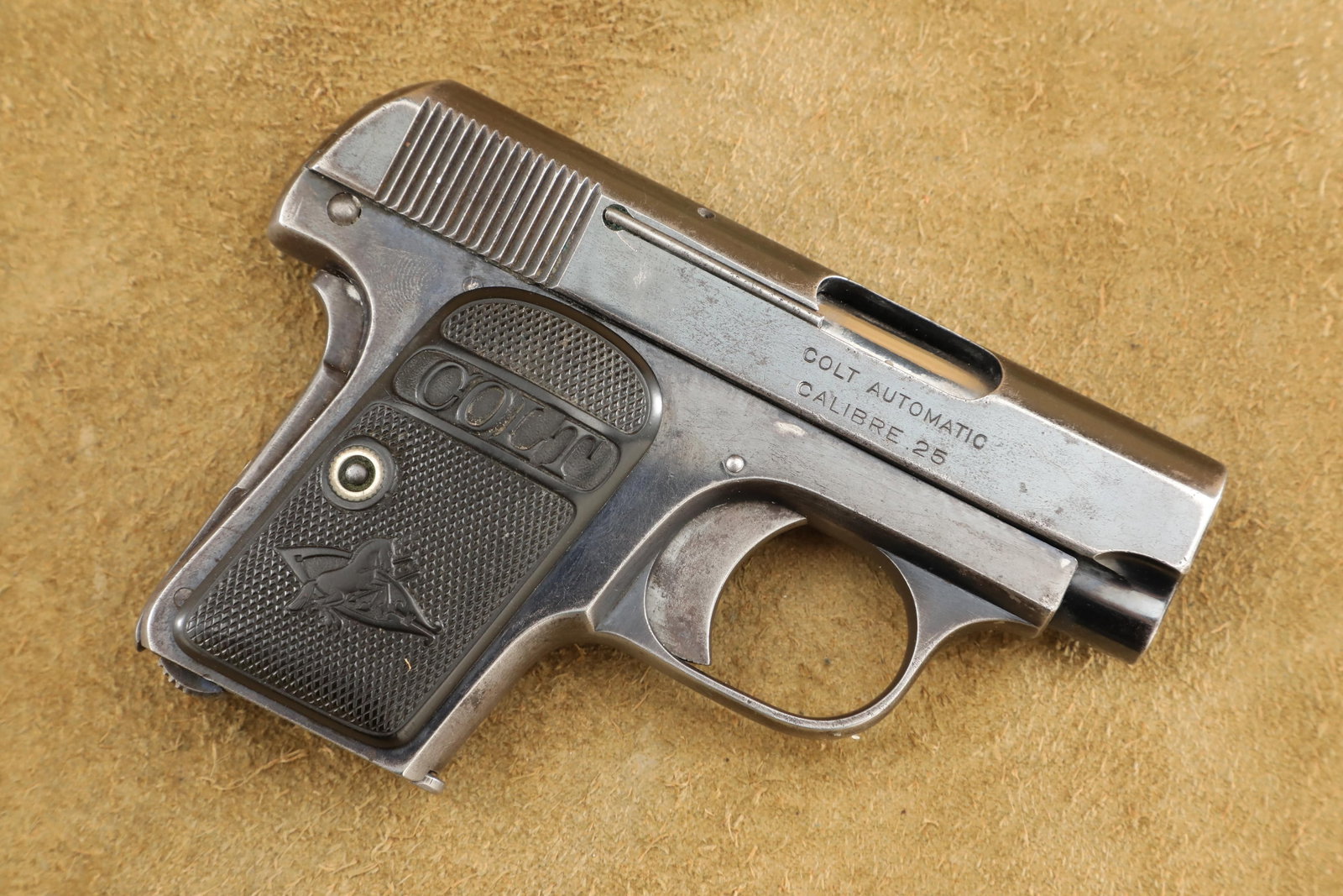 Colt Model 1908 Vest Pocket Hammerless 2" .25 ACP Semi-Automatic Pistol, 1911 C&R (1 of 17)