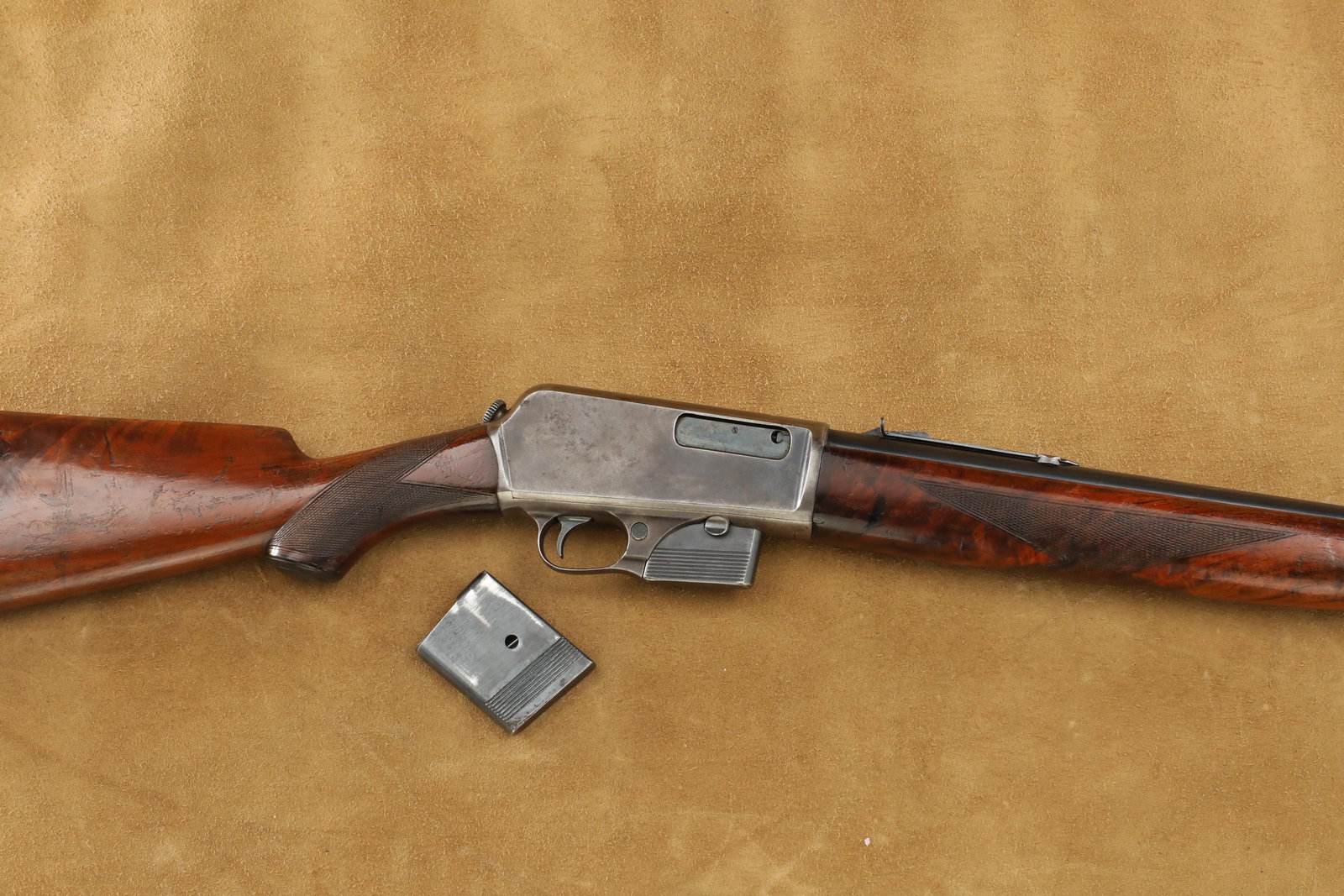 Early Winchester 1907 Deluxe Self Loading 20" .351 WSL Semi-Automatic Rifle, 1908 C&R (1 of 20)