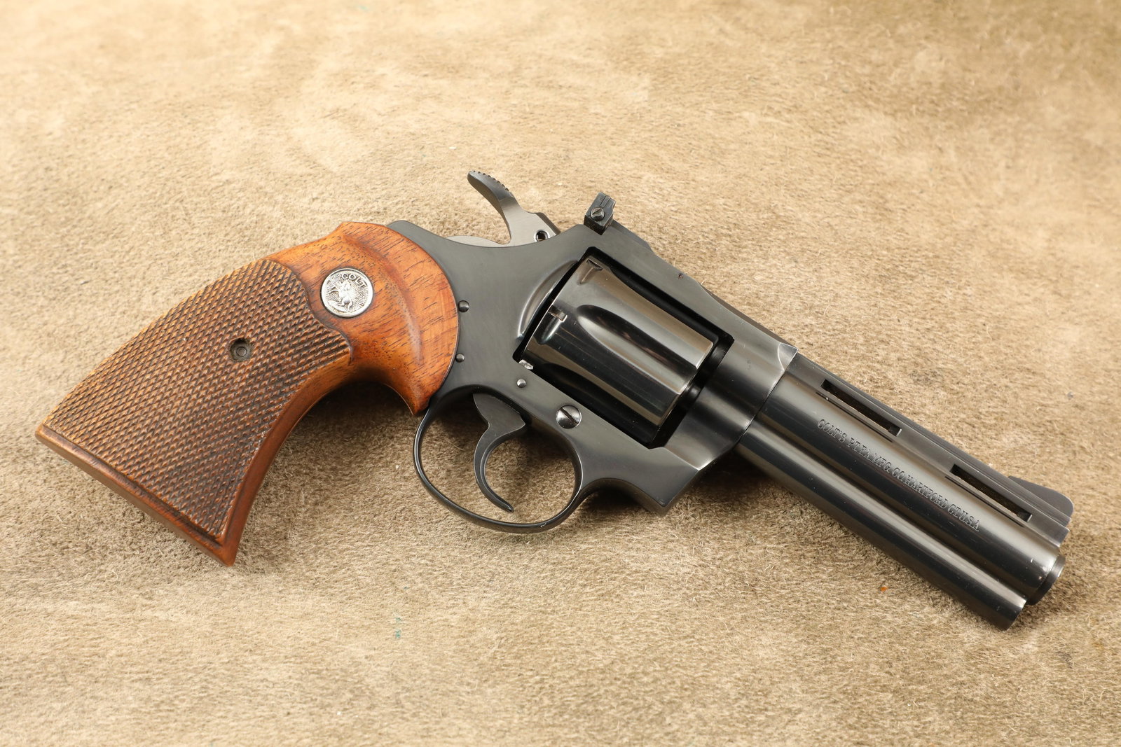 German Proofed Colt Diamondback Blue 4" .38 Special SA/DA Double Action Revolver, 1968 C&R (1 of 20)
