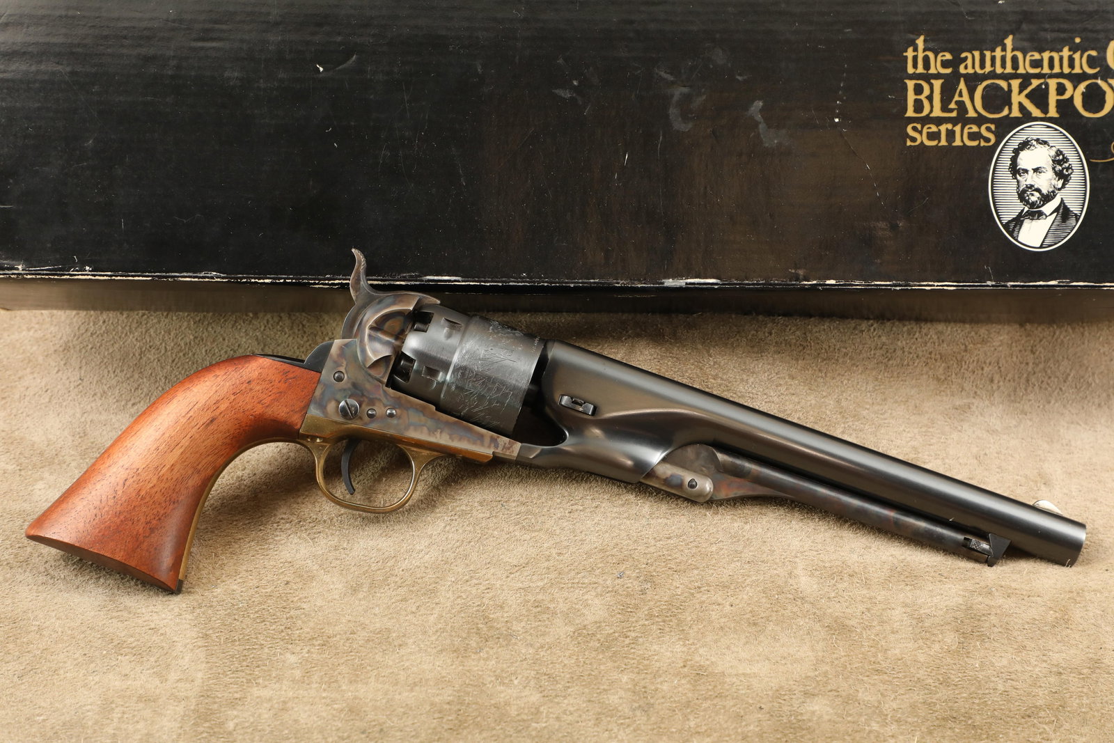 Boxed Colt 2nd Gen F-Series 1860 Army .44 Caliber Percussion Revolver, 1978-1982 ATF Antique: Make: Colt Model: 1860 Army, 2nd Generation "F" Series Serial Number: 207025 Year of Manufacture: 1978-1982, ATF Antique Caliber: .44 Caliber Actio