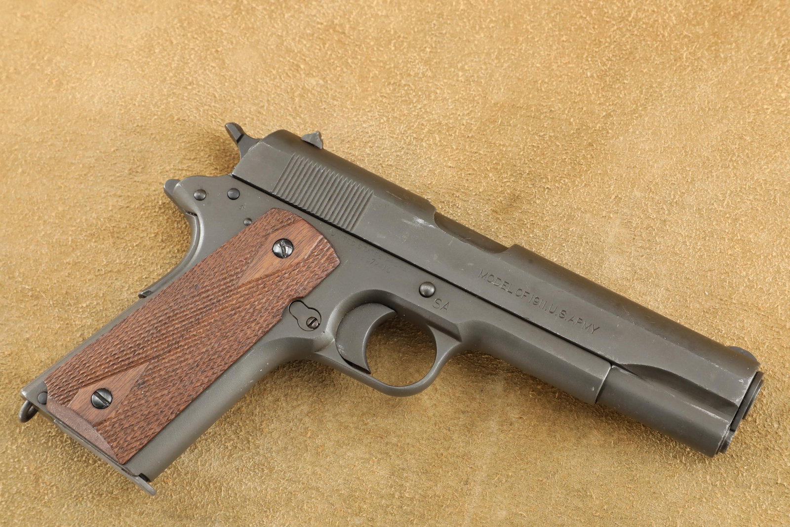 WWI/WWII Colt Model of 1911 U.S. Army .45 ACP 5" Military Semi-Automatic Pistol, 1918 C&R (1 of 20)