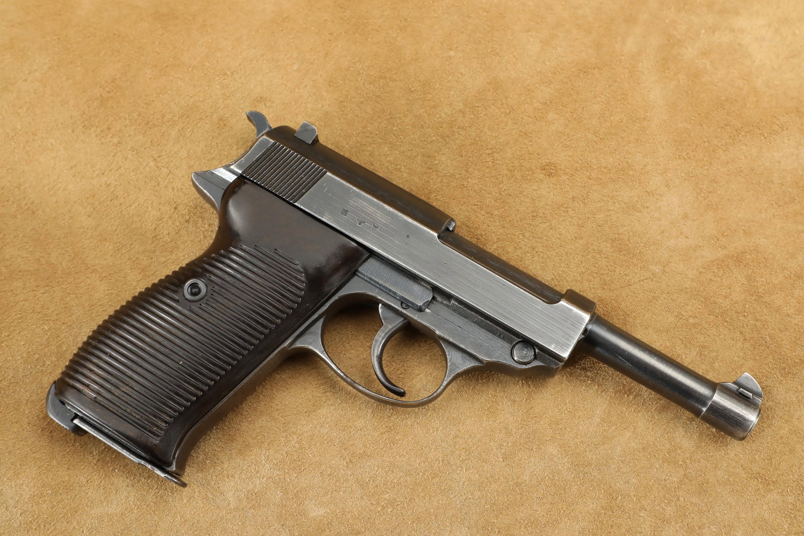 WWII German Matching Spreewerk P.38 9mm Military Semi-Automatic Pistol, 1943 C&R (1 of 20)