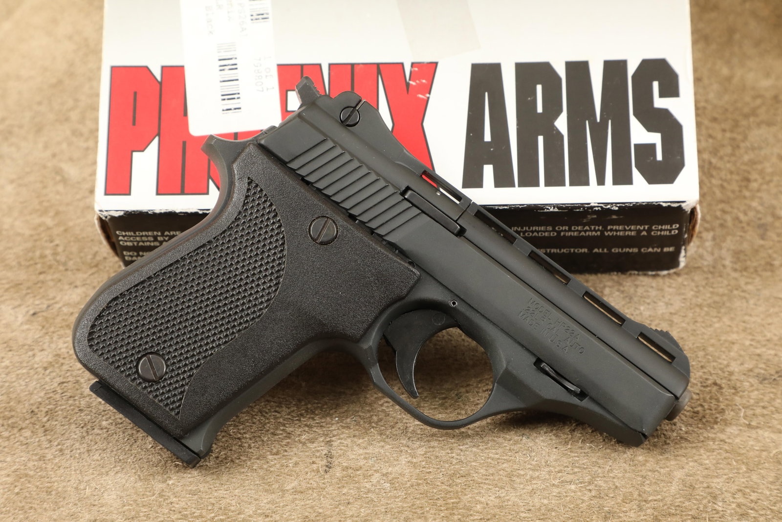Phoenix Arms HP22A .22 LR 3" Semi Automatic Rimfire Pistol & Box, MFD 1990s (1 of 20)