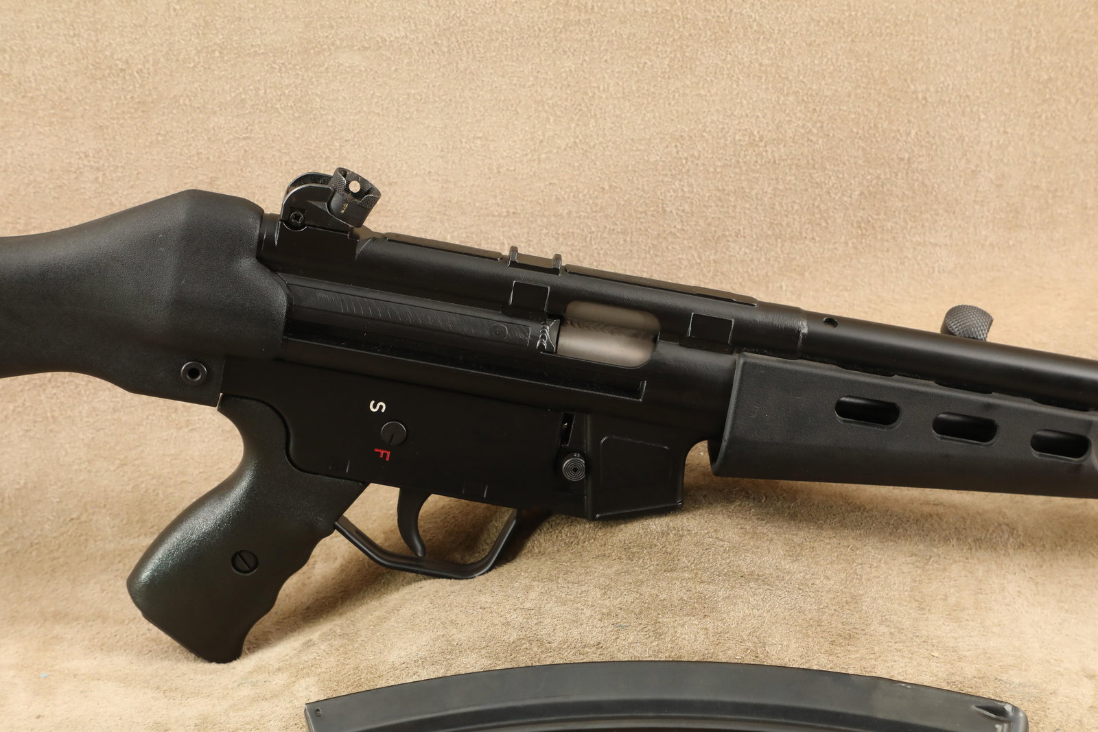 Special Weapons SW5 MP5 Clone 9mm Luger 16.5" Semi Auto Rifle, Faux Suppressor Barrel Shroud (1 of 20)