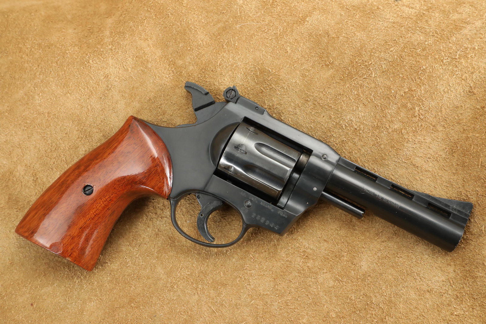 ROHM GmbH Model 34 T .22 LR 4" 8-Shot DA/SA Rimfire Revolver, MFD 1971 C&R: Make: ROHM GmbH Model: 34 T