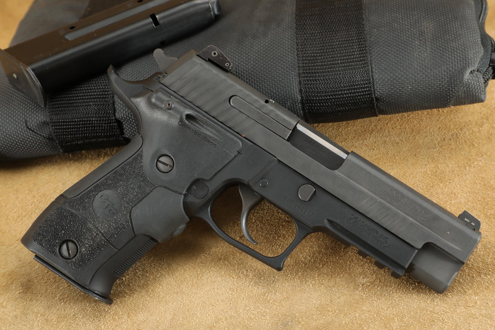 Sig Sauer P226R Elite 9mm Luger 4.4" Semi Automatic Pistol Crimson Trace Grip, Ca. 2014 (1 of 20)