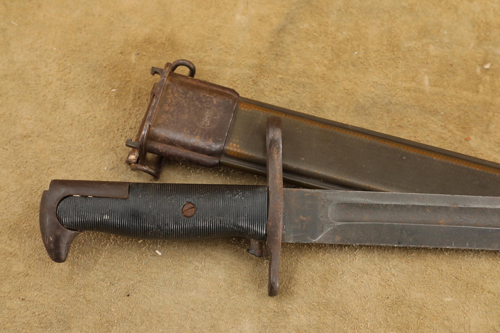 US Army USMC Marine WWII PAL Springfield Garand M-1 Bayonet, Sheath (1 of 20)