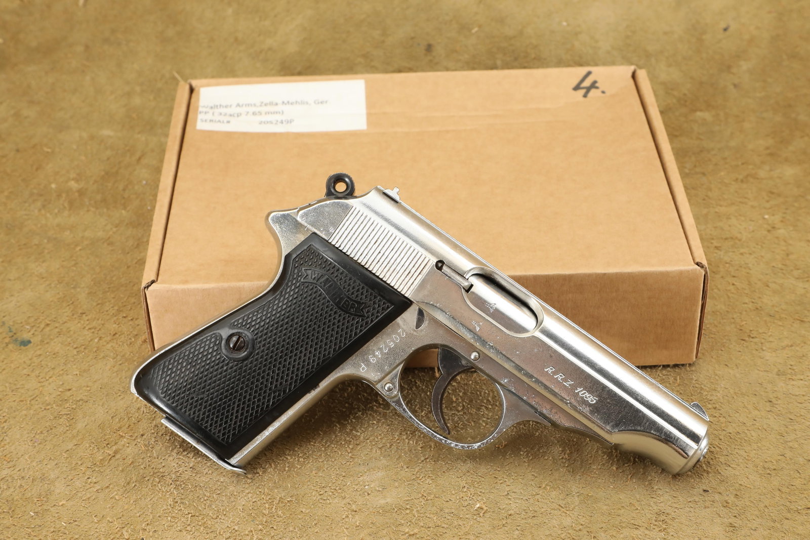 Rare R.R.Z. ReichsRundfunkZentrale Marked WWII Walther PP .32 ACP Pistol, 1940-1941 C&R (1 of 20)