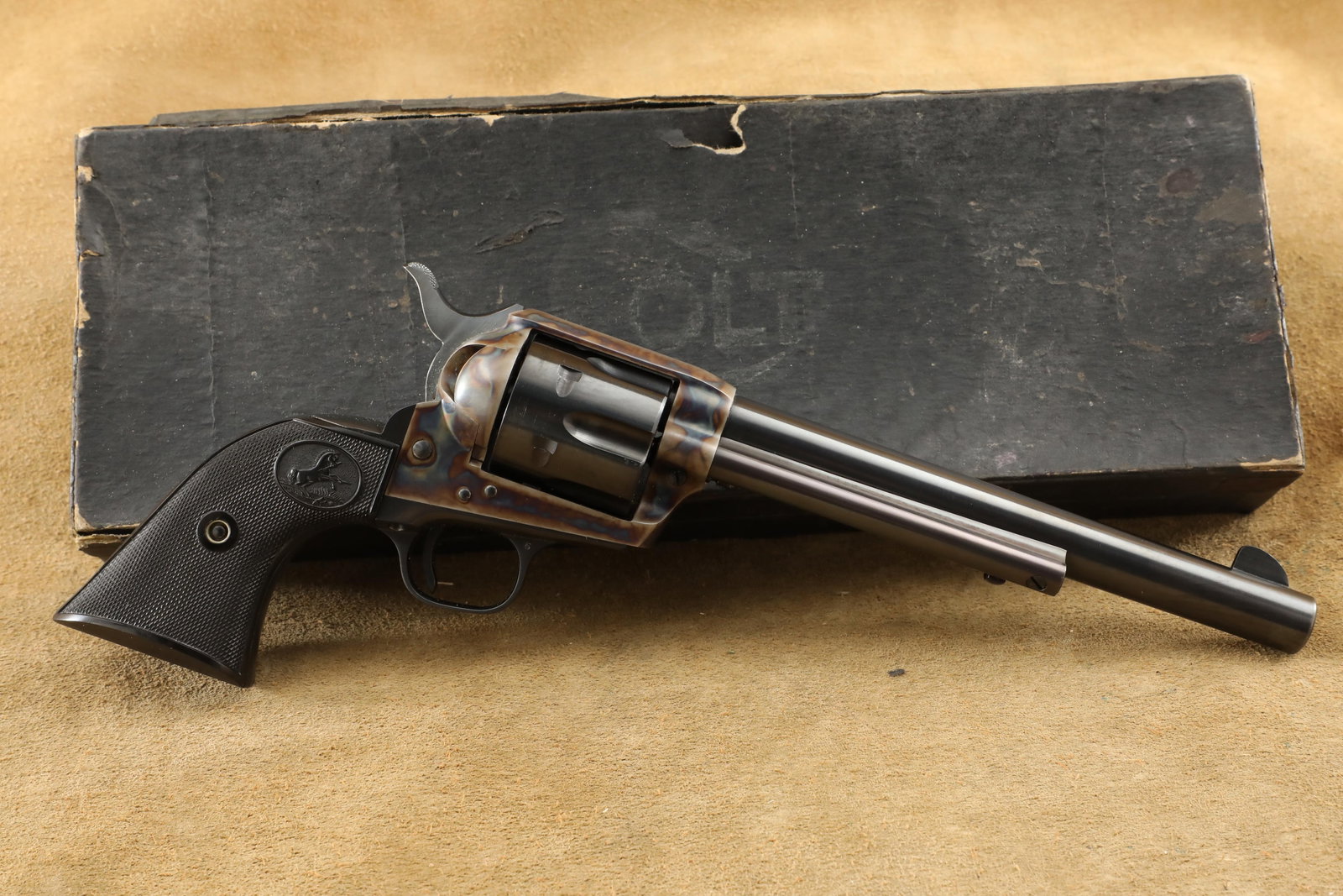 Boxed Colt 2nd Generation Single Action Army SAA 7 1/2" .38 Special Revolver, 1956 C&R (1 of 20)