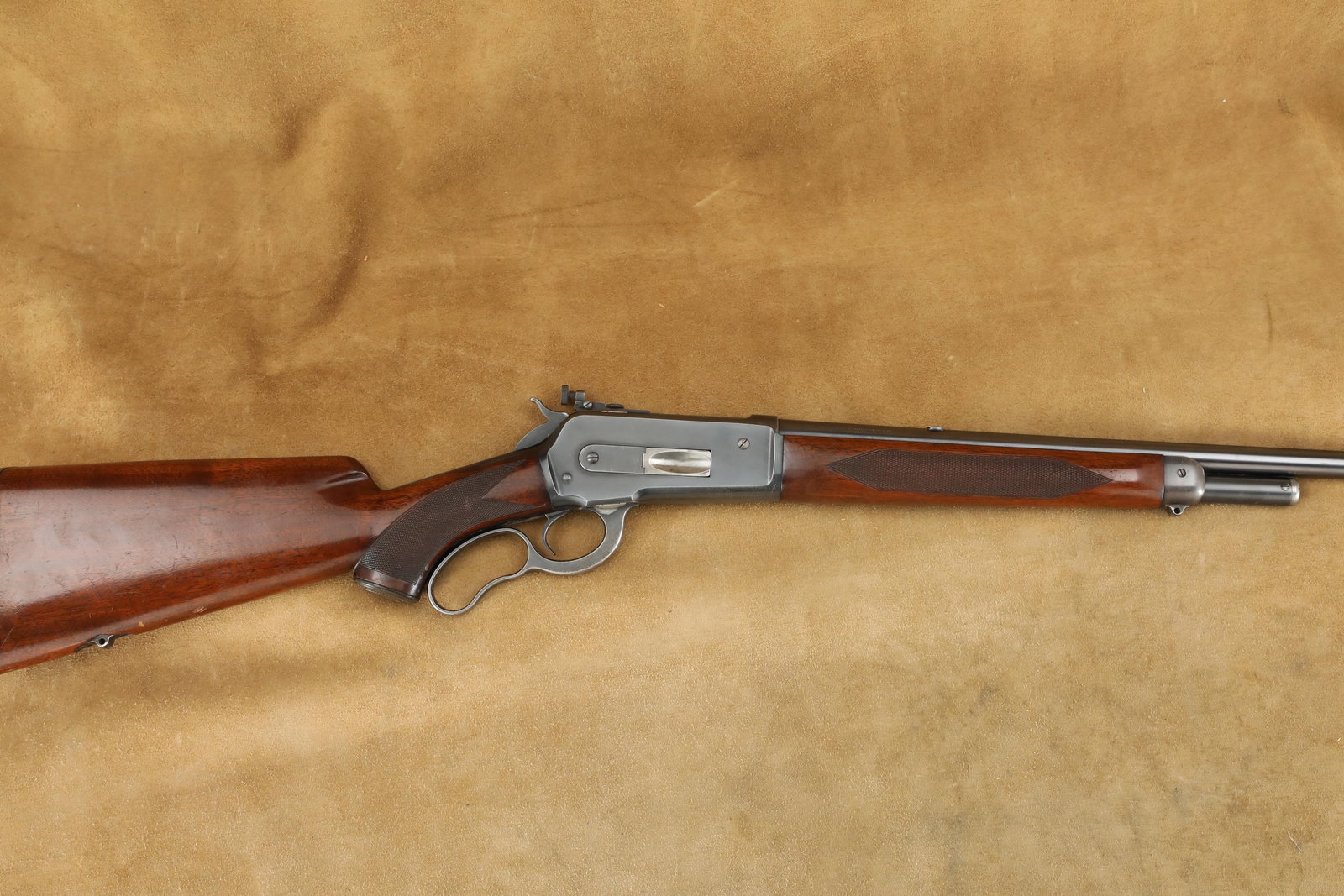 Pre-War Winchester Model 71 Special Deluxe Long Tang 24" .348 WCF Lever Action Rifle 1938 C&R: Make: Winchester Repeating Arms Model: 71 Serial Number: 15106 Year of Manufacture: 1938, C&R Caliber: .348 WCF Action Type: This rifle has a l