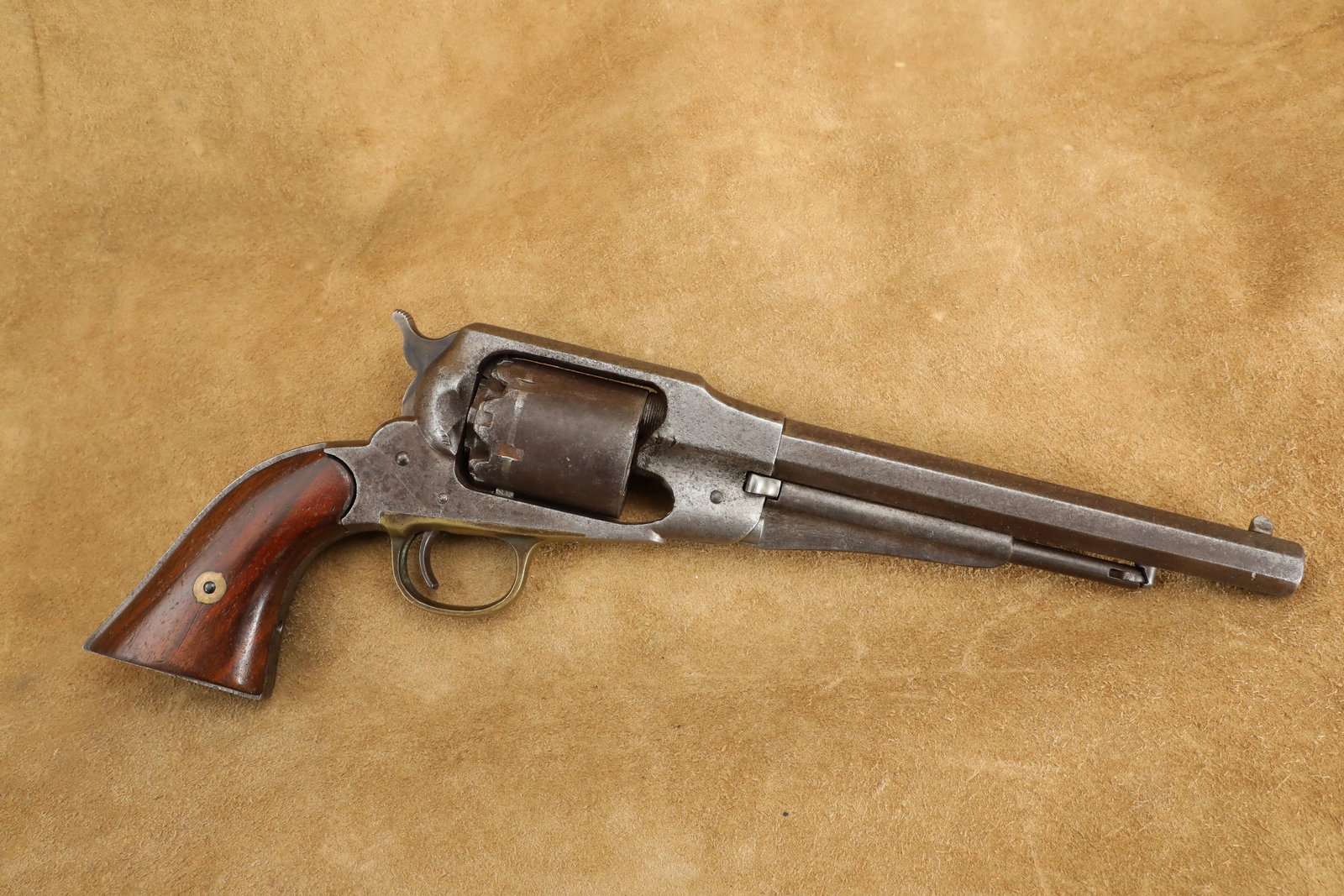 Civil War Martial Marked Remington New Model Army 1858 .44 Caliber Revolver, 1864 Antique (1 of 20)