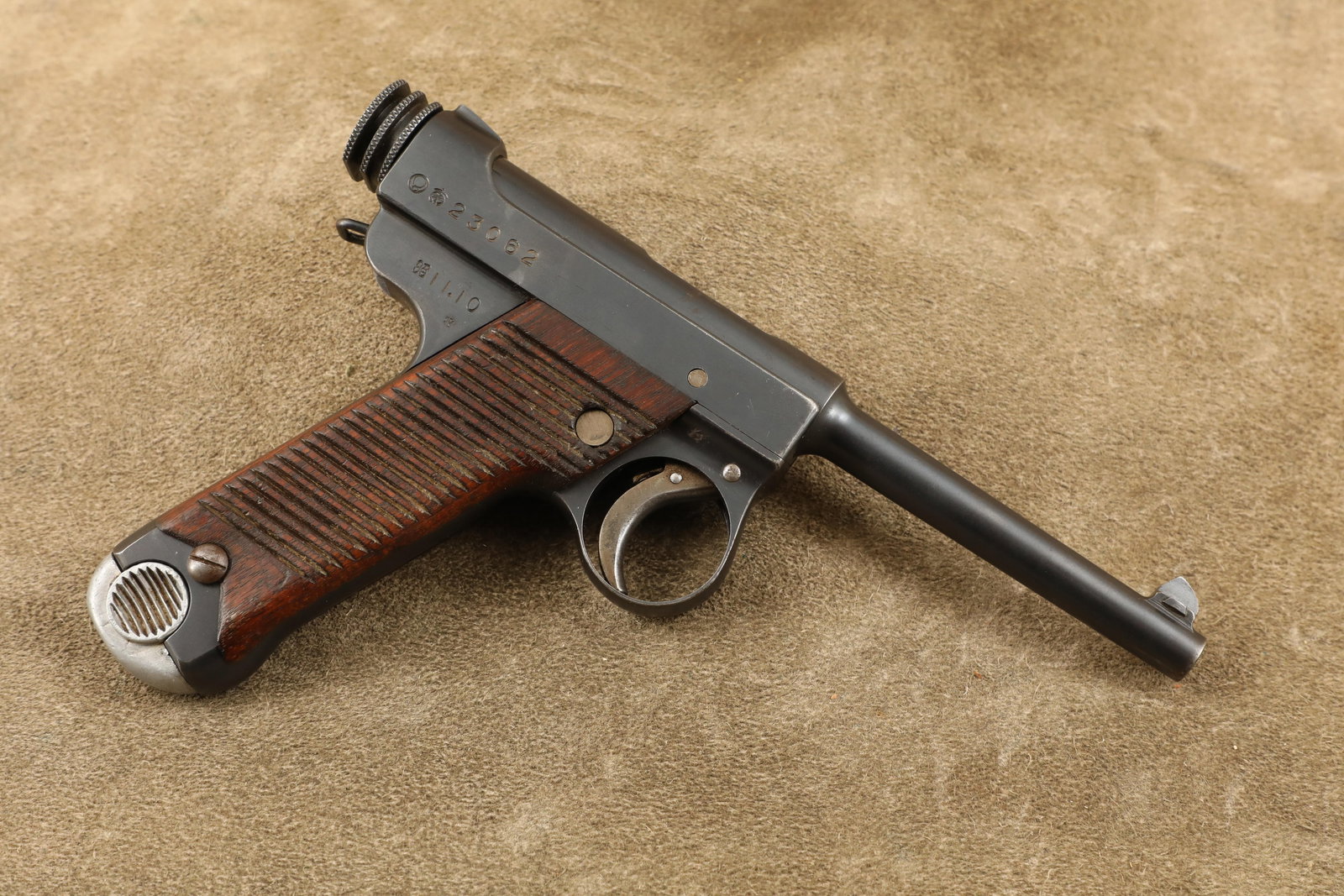 Pre-WWII Chuo Kogyo Kokubunji Japanese Type 14 8mm Nambu Semi-Automatic Pistol, 1936 C&R (1 of 20)