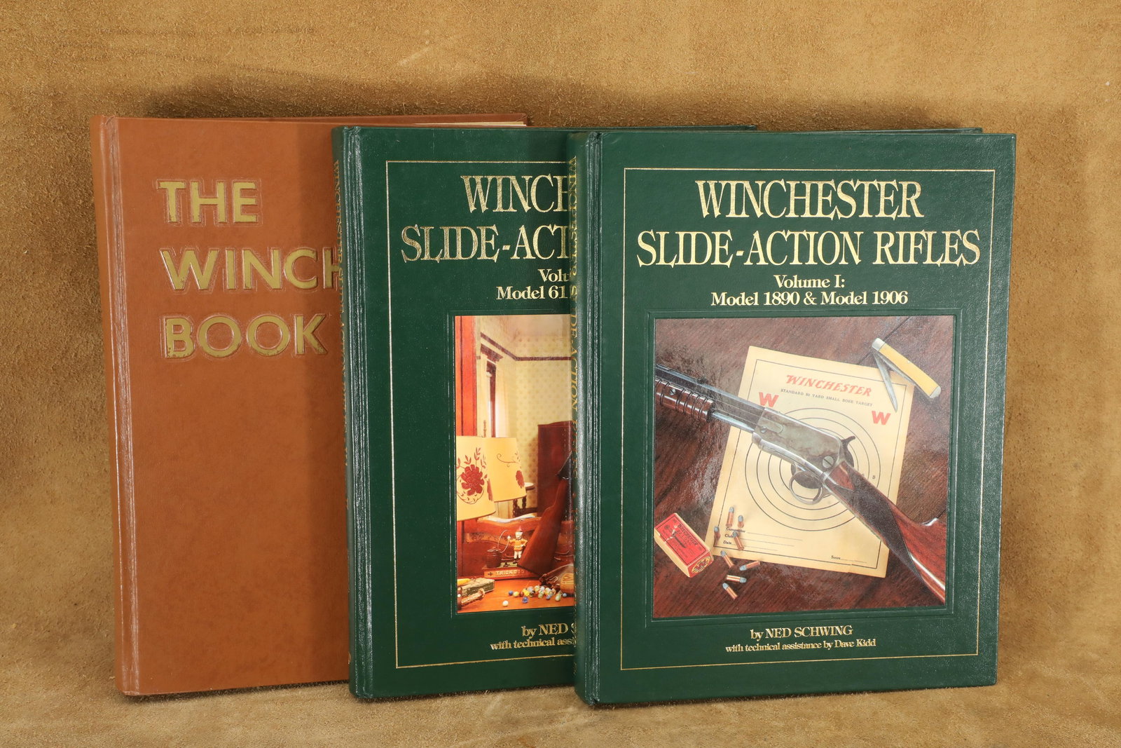 Lot of 3 Gun Books, "The Winchester Book" Madis, "Winchester Slide Action Rifles Vol. 1 & 2" Schwing (1 of 20)