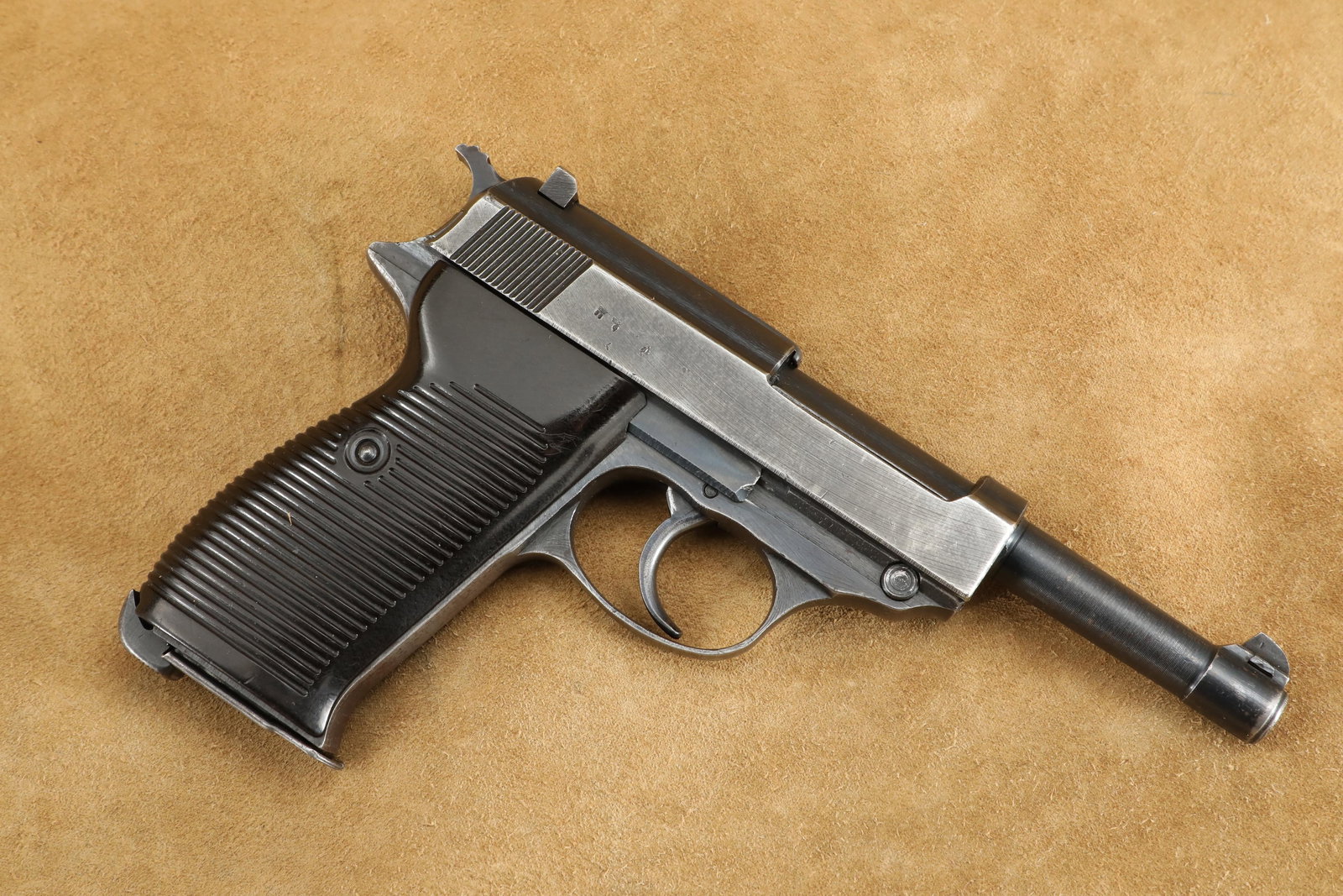 Late WWII German Matching Spreewerk P.38 9mm Military Semi-Automatic Pistol, 1944 C&R (1 of 20)