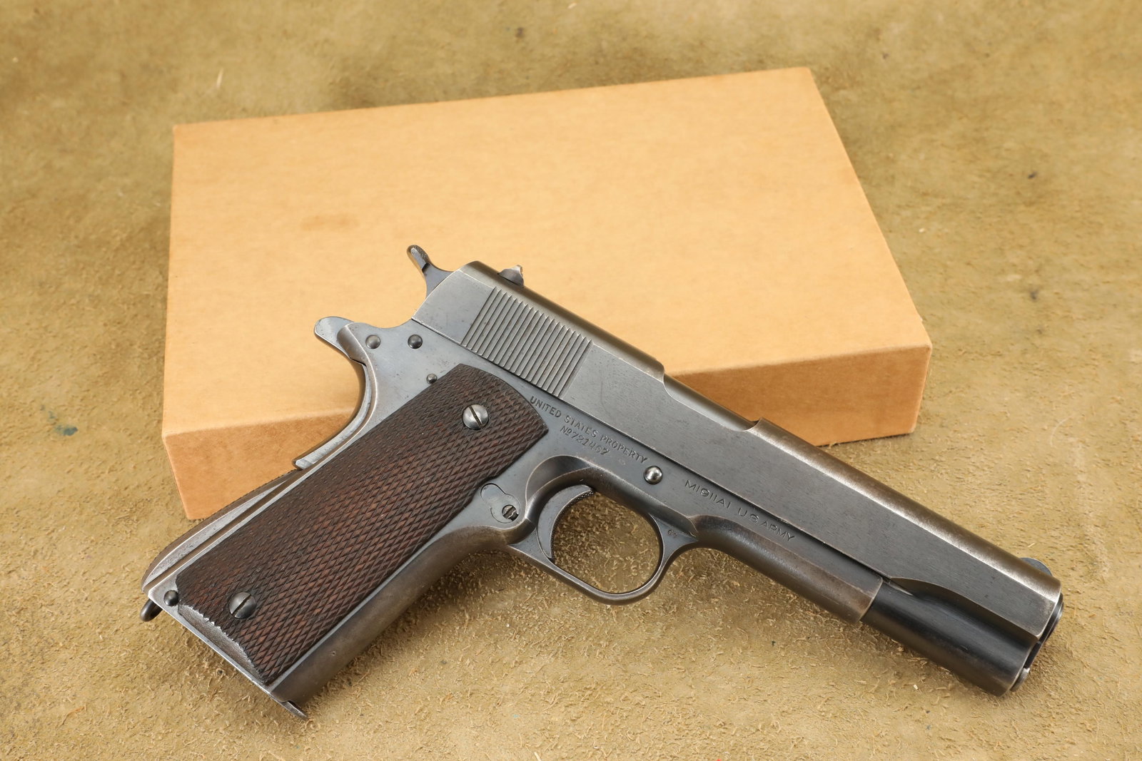 Pre-WWII CSR Inspected Colt M1911A1 US Army 5" .45 ACP Semi-Automatic Pistol, 1940 C&R (1 of 20)