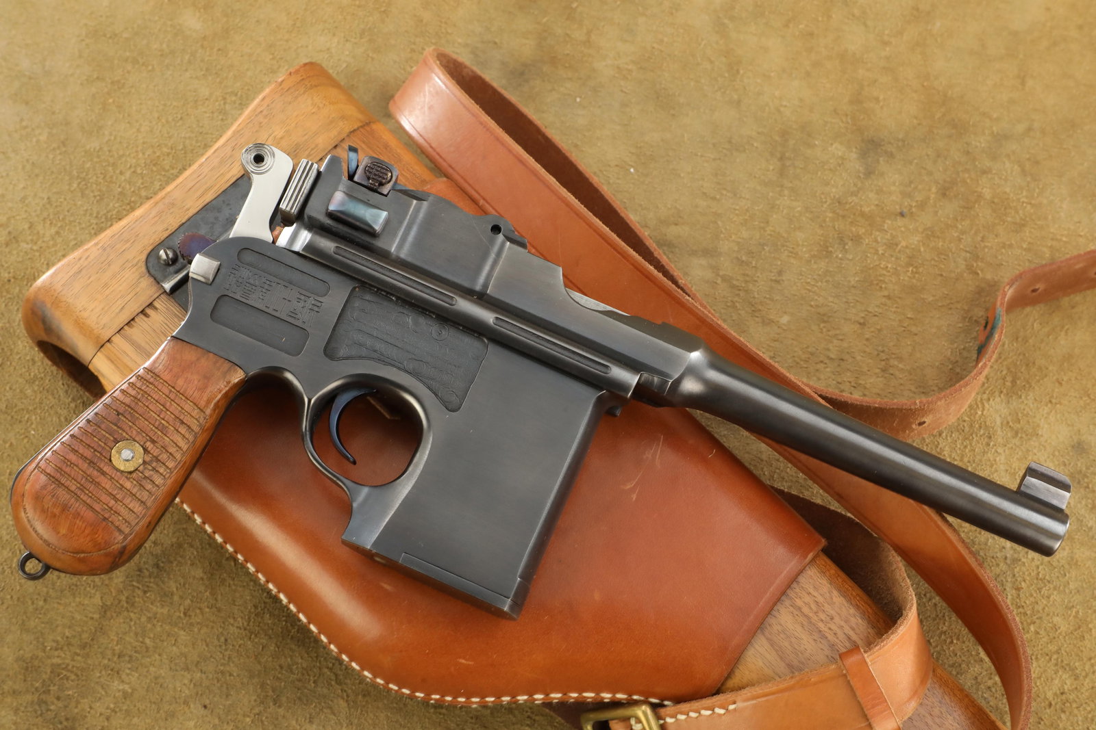 Shansei Shansi Shanxi Type 17 Hand Cannon .45 ACP Semi-Automatic Pistol Chinese Like Mauser C96 (1 of 20)