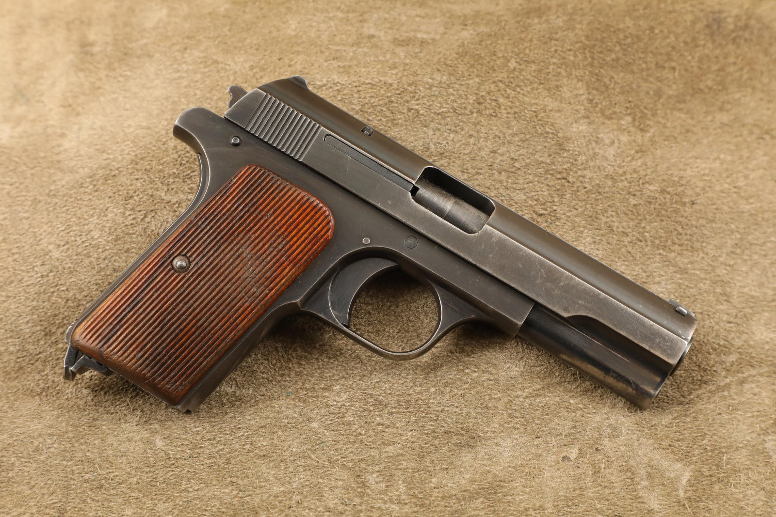 WWII German Luftwaffe Femaru FEG P.37u M1937 .32 ACP 7.65mm Semi Auto Pistol, 1941 C&R: In-House Shipping: $35.00 + 1.5% Shipping Insurance Make: Femaru, FEG