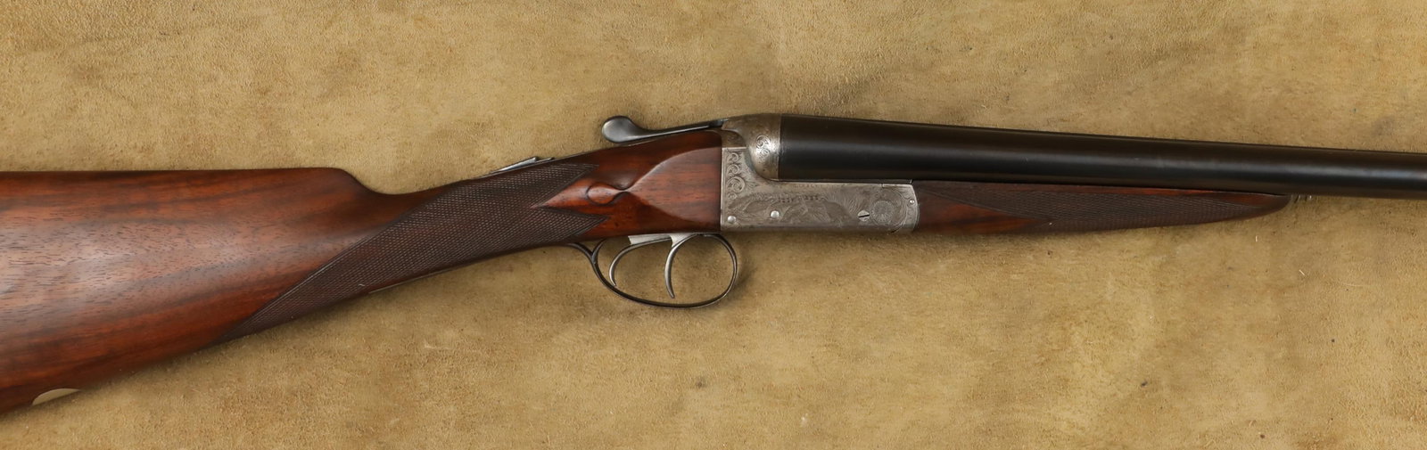 Linsley Brothers Boxlock Ejector 12 Ga 2 1/2" 25" Side By Side SxS Engraved Shotgun C&R: Make: Linsley Brothers. Imported by Navy Arms Model: 12 Bore Boxlock Ejector Gun Serial Number: 2052 Year of Manufacture: Circa Early 1900s Gauge: 12 Gauge, 2 1/2" She