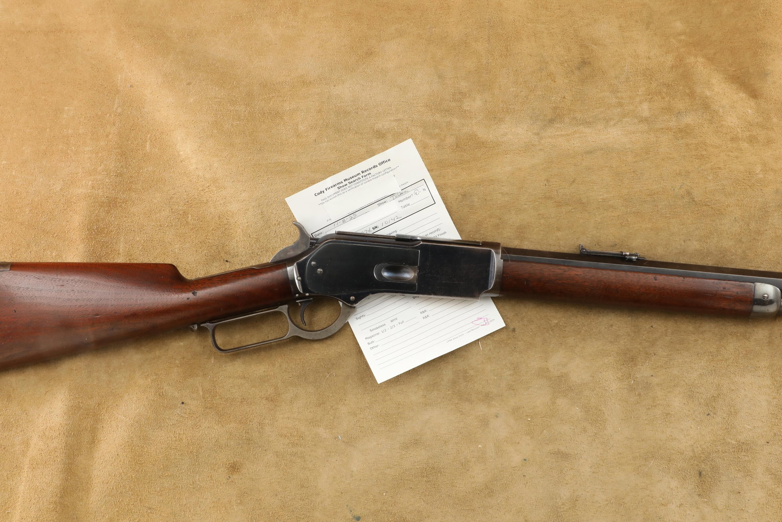 Winchester 2nd Model 1876 Centennial Set Trigger .45-60 WCF Lever Action Rifle 1880 Antique (1 of 20)