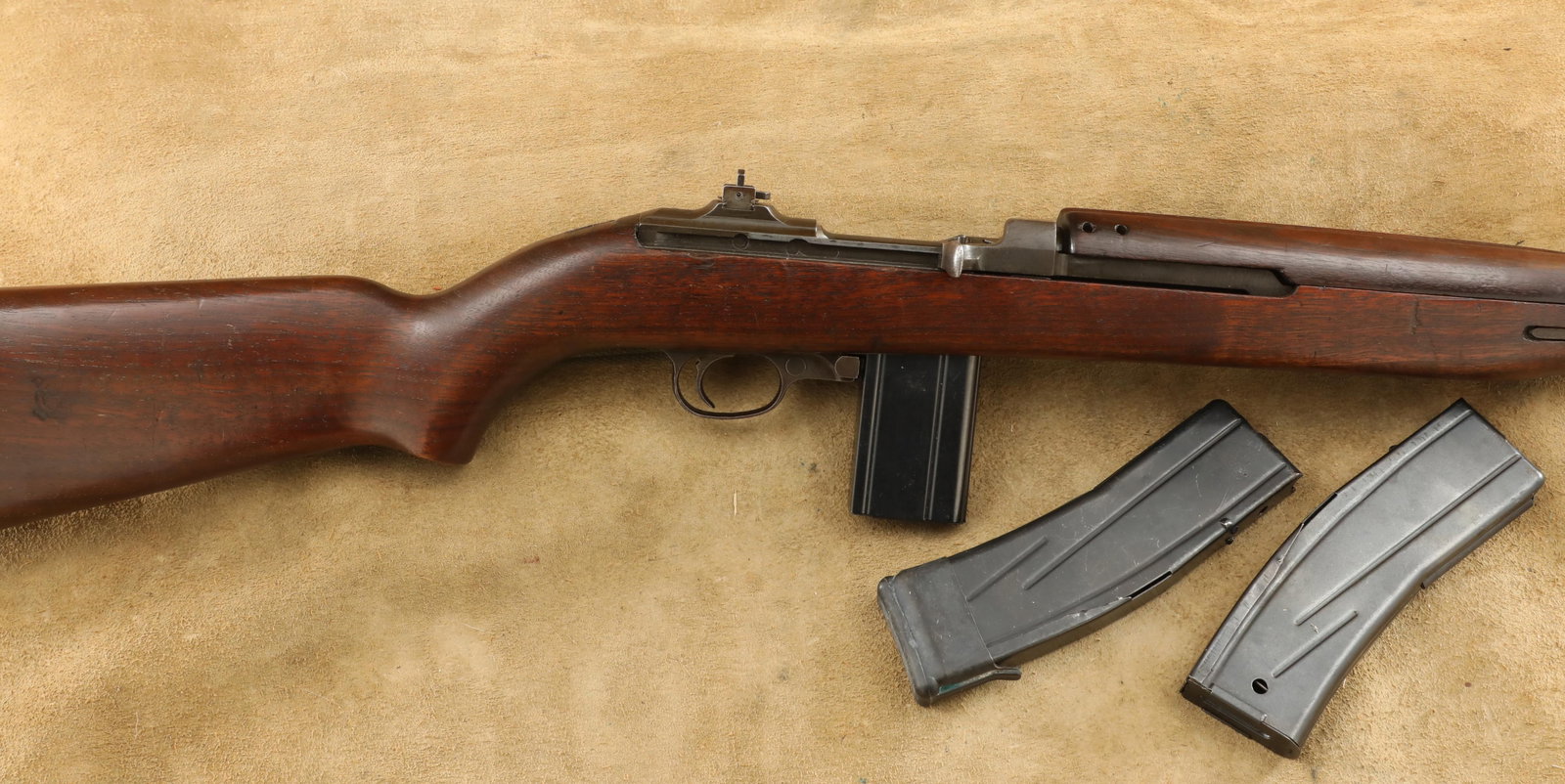 Standard Products M1 Carbine .30CAL 18" Semi Auto Rifle Underwood Barrel 1944 C&R: Make: Standard Products Model: M1 Carbine Serial Number: 2131184 Year of Manufacture: 1944, barrel date 12-1943 Caliber: .30 Carbine Action Type: S