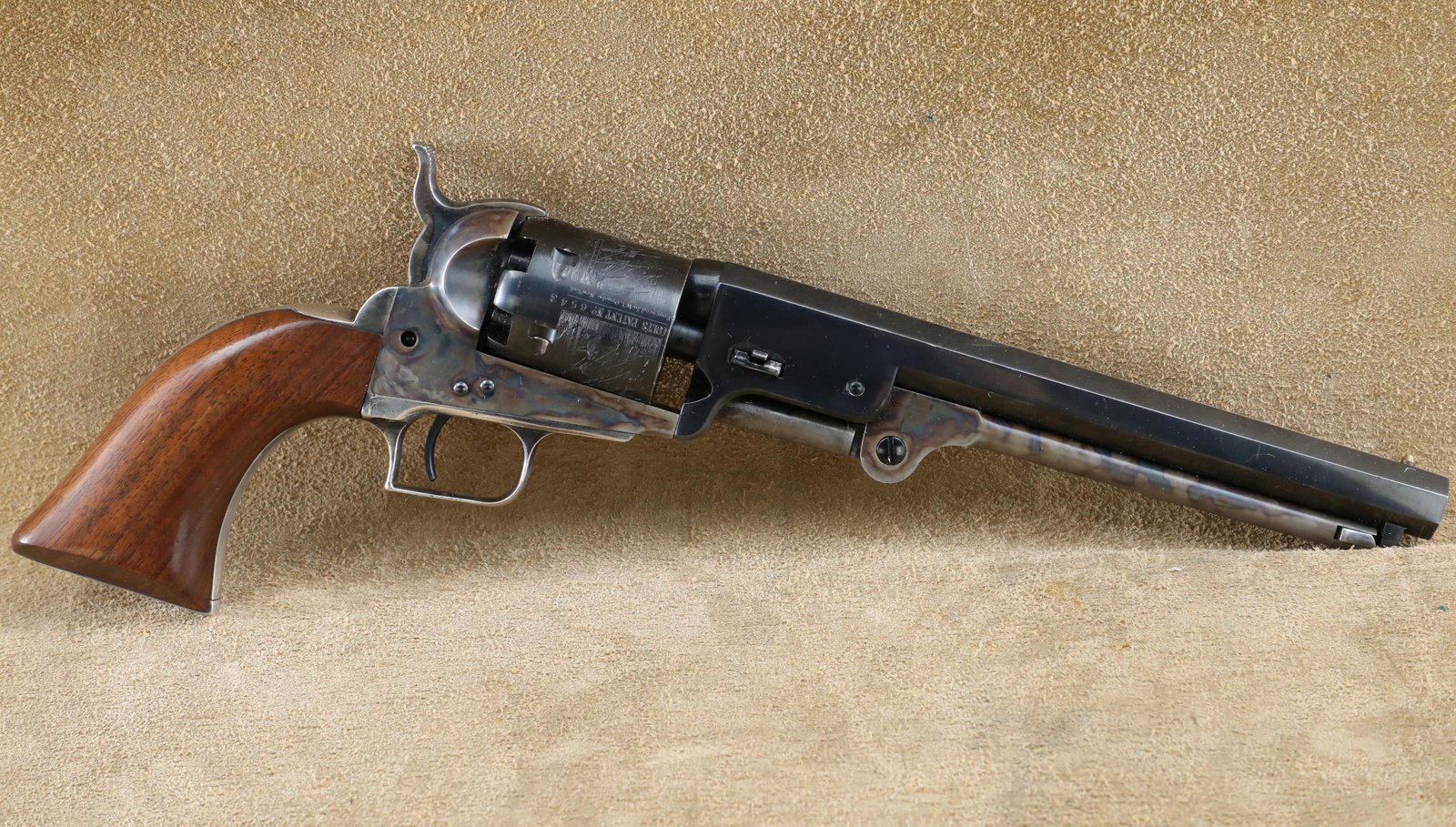 Colt 1851 Navy "C" Series .36 Cal. 7.5" Percussion Revolver, MFD 1971-1978 Antique (1 of 20)