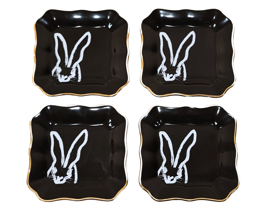 Hunt Slonem "Hop Up Shop" Portrait Plates (1 of 4)