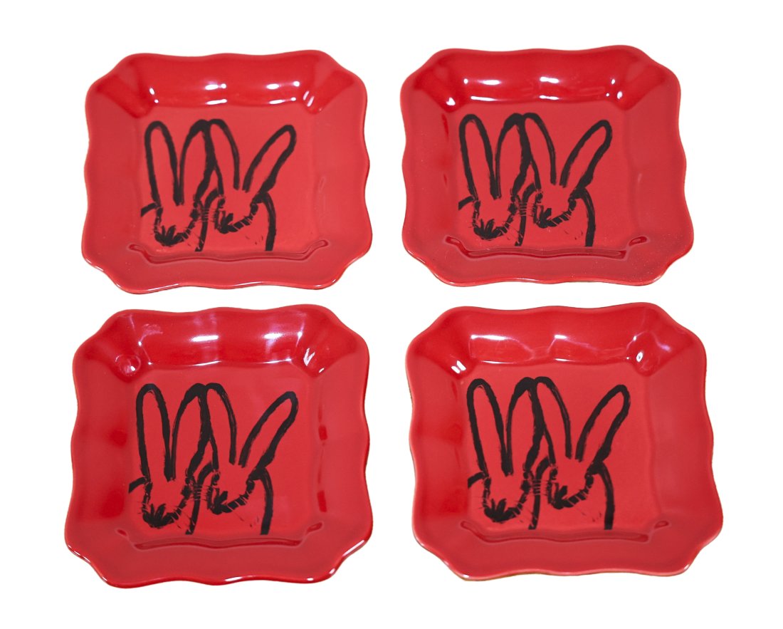 Hunt Slonem "Hop Up Shop" Portrait Plates (1 of 3)