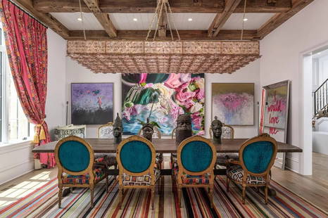 Monumental Flavio Poli Murano Chandelier, Hotel Bristol: This chandelier designed by renowned Murano glass artist Flavio Poli (1900-1984) formerly hung in the Hotel Bristol in Bolzano, Italy. The chandelier consists of a chain-hung rectangular gold frame fi