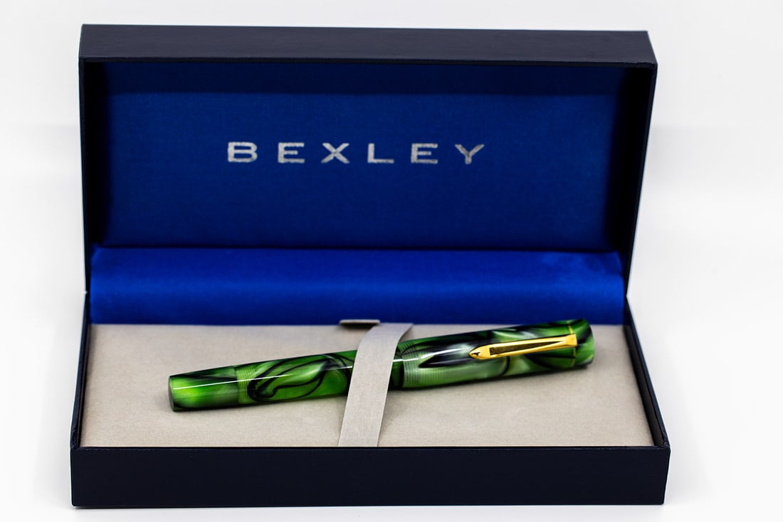 Bexley Prometheus Rollerball Pen Green Marble, Boxed (1 of 2)