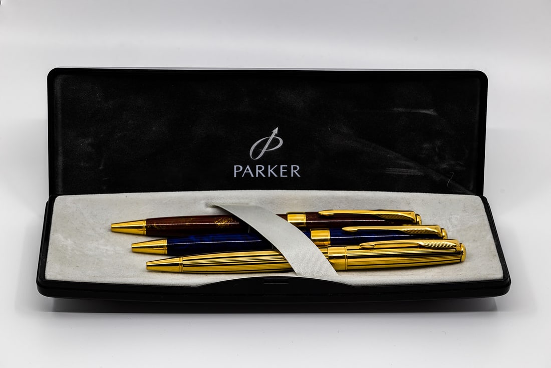 Parker Sonnet Ballpoint Pen Lot (5) (1 of 2)
