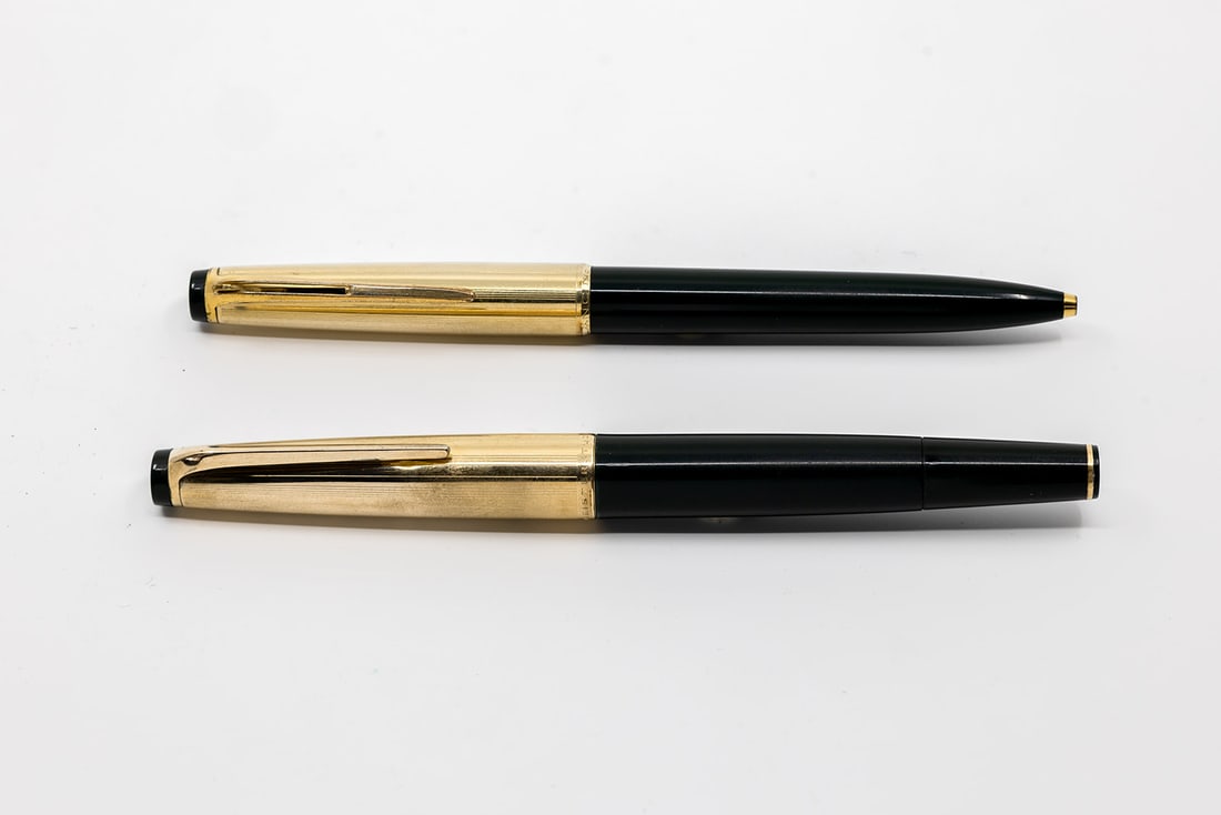 Montblanc 72 & 78 Dark Green Fountain Pen & Ballpoint Set (1 of 2)