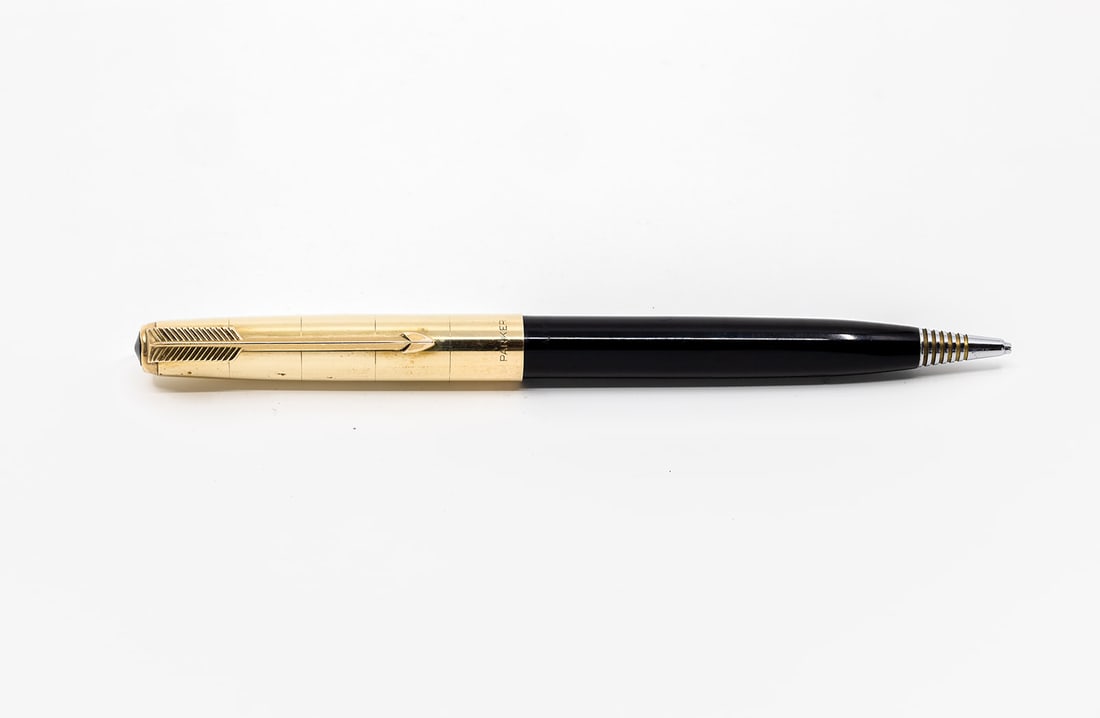 Parker 51 Solid 14K Cap Mechanical Pencil Horizontal Lines (1 of 2)