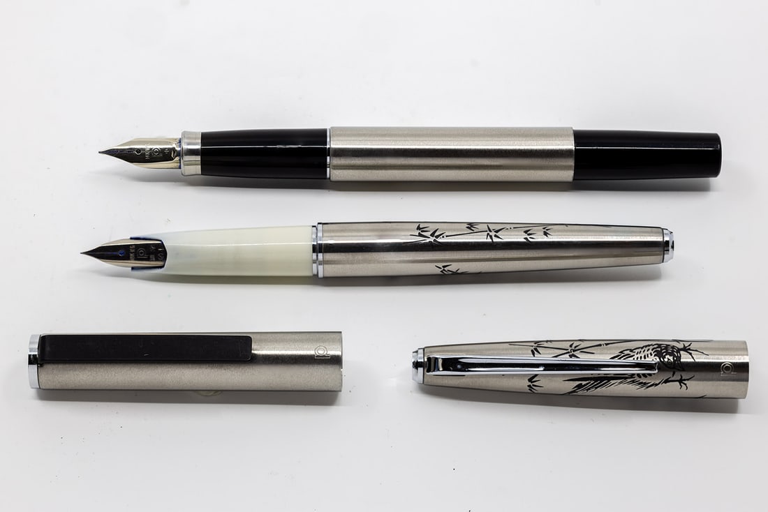 Platinum Stainless Fountain Pens Made in Japan (1 of 2)