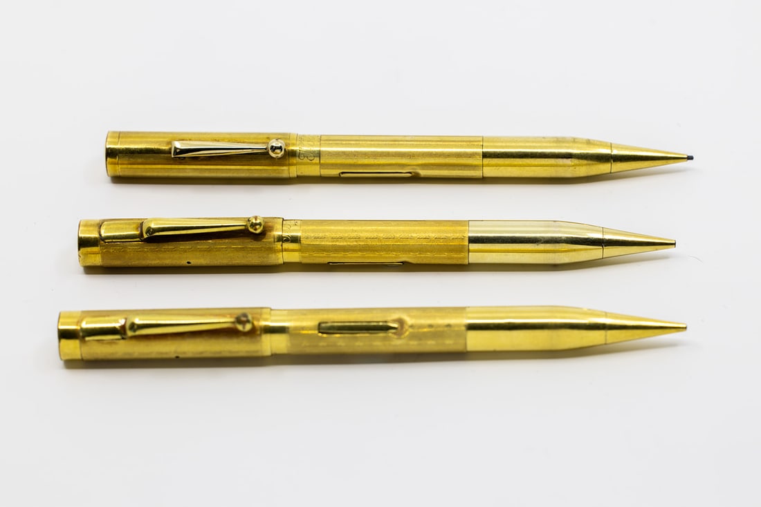 Twin Point Gold Filled Fountain Pen Combo Lot (3) (1 of 2)