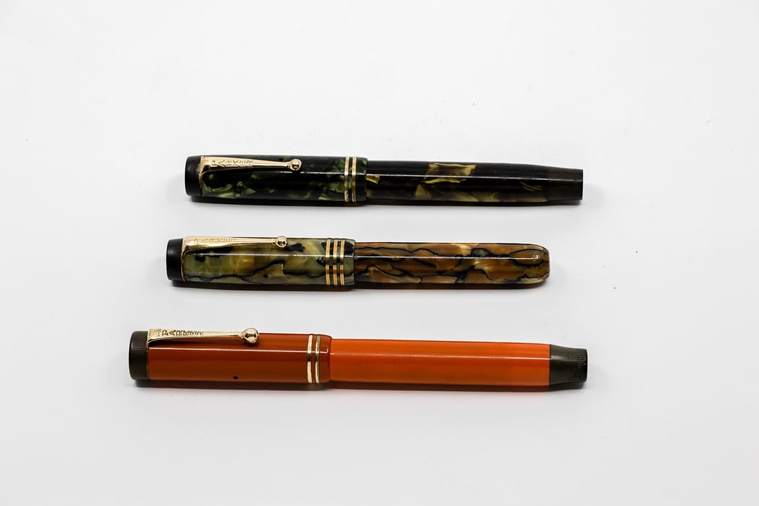 Parker Duofold Senior Fountain Pen Lot (3) (1 of 2)