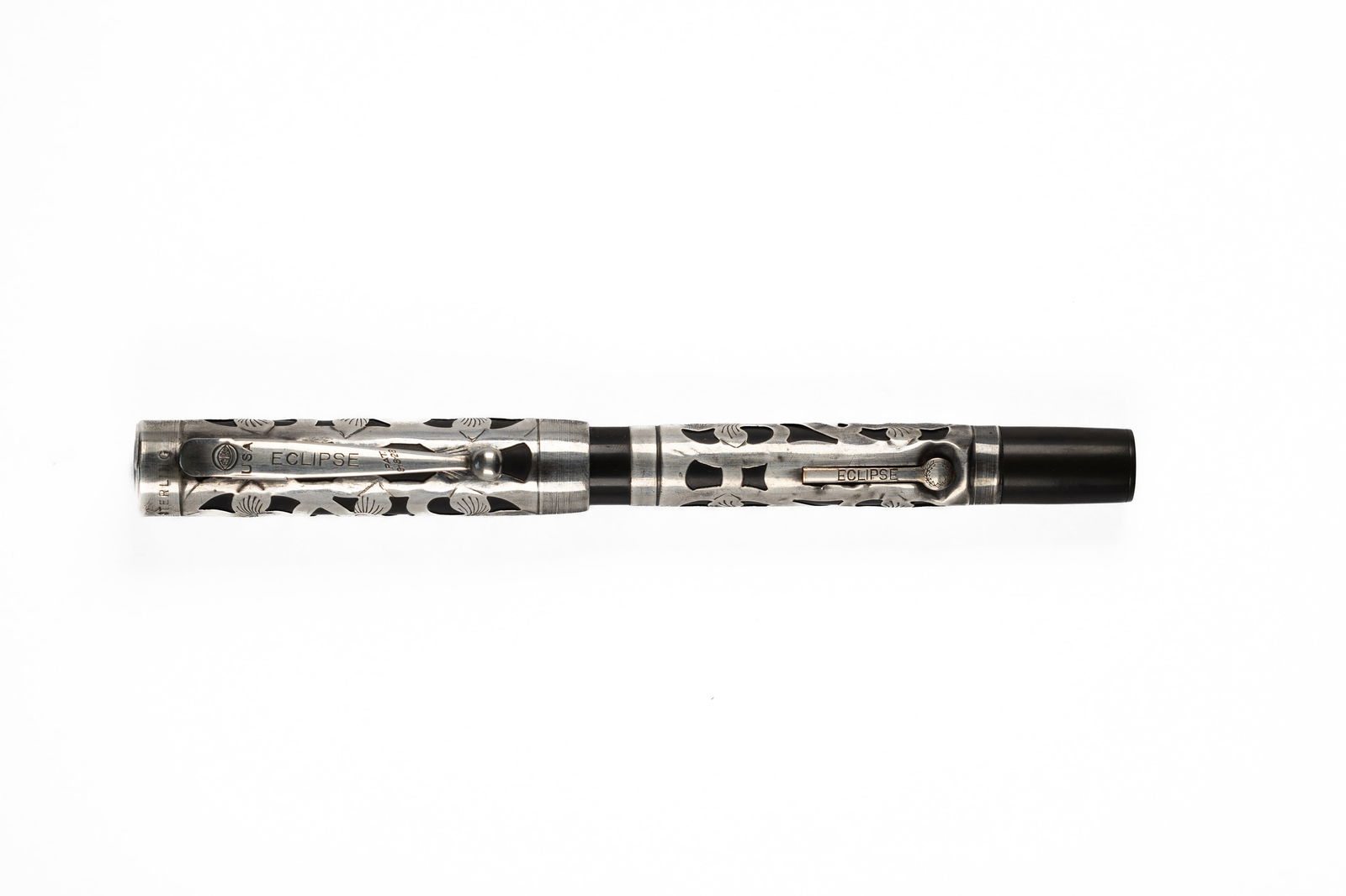 Eclipse Sterling Silver Filigree Fountain Pen (1 of 3)