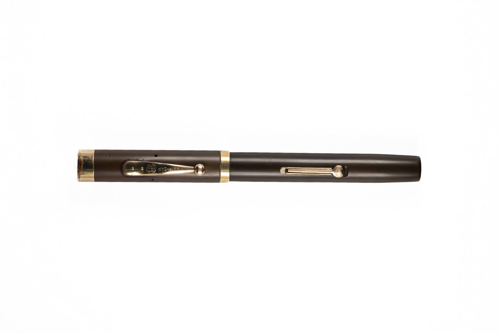Waterman 55 Ideal Black Rubber Gold Crown Fountain Pen (1 of 3)