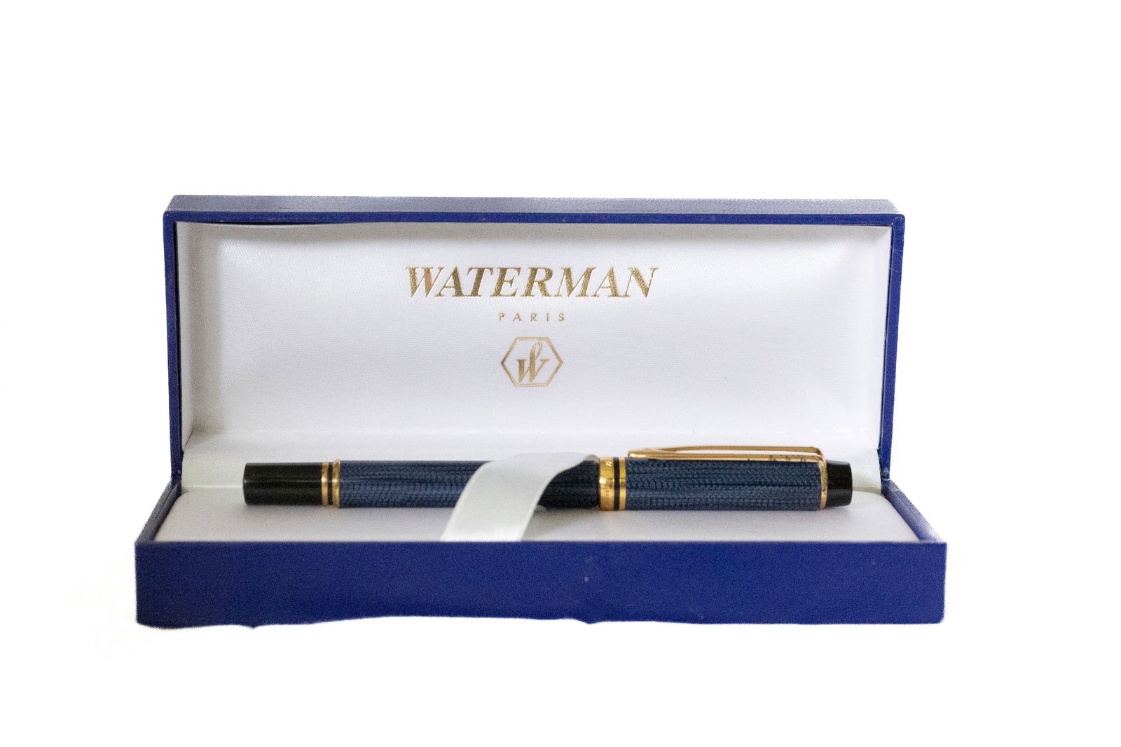 Waterman Man 200 Caviar Blue Fountain Pen, Boxed (1 of 3)