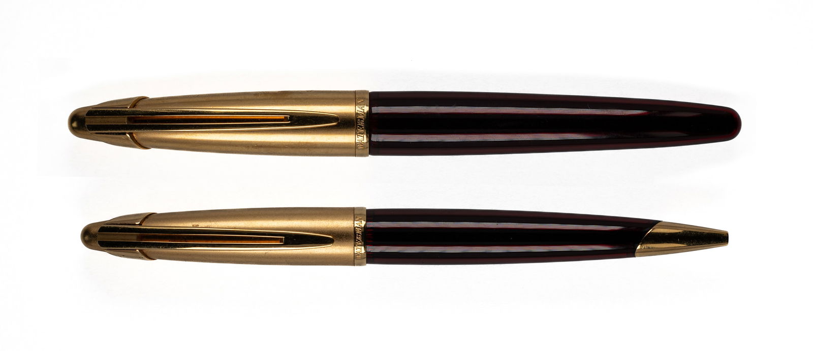 Waterman Edson Ruby Fountain Pen & Ballpoint Set (1 of 4)
