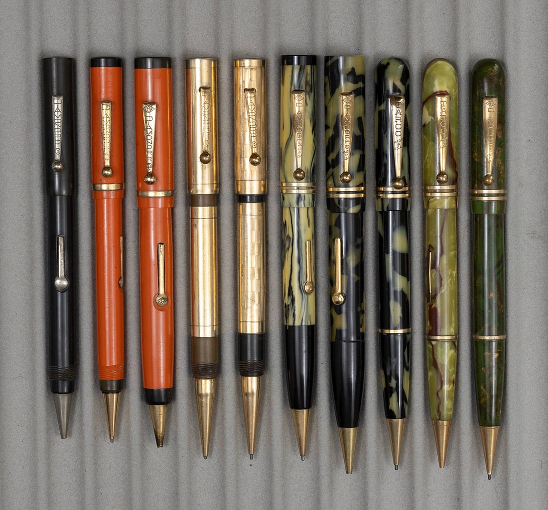 Diamond Point Fountain Pen/Pencil Combination Lot (10) 14K Nibs (1 of 3)