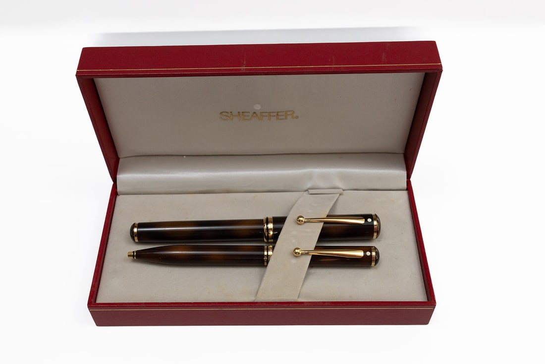 Sheaffer Grand Connaisseur Tortoiseshell Fountain Pen Set (1 of 3)