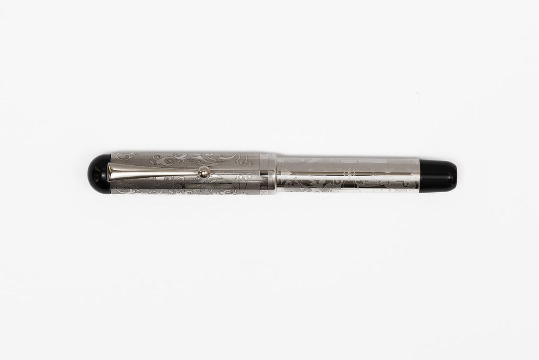 Visconti Giacomo Leopardi Sterling Silver LE Fountain Pen (1 of 3)