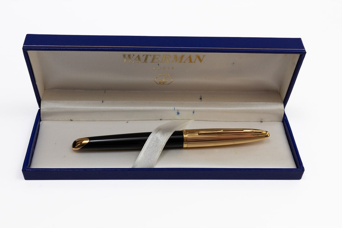 Waterman Carene Deluxe Gold Cap Black Laque Fountain Pen (1 of 3)