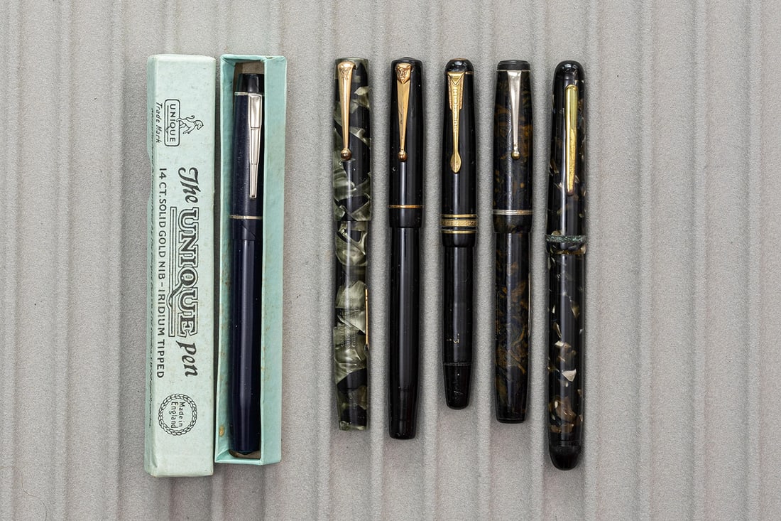 European Fountain Pen Lot, Montegrappa, Swan (6) (1 of 2)