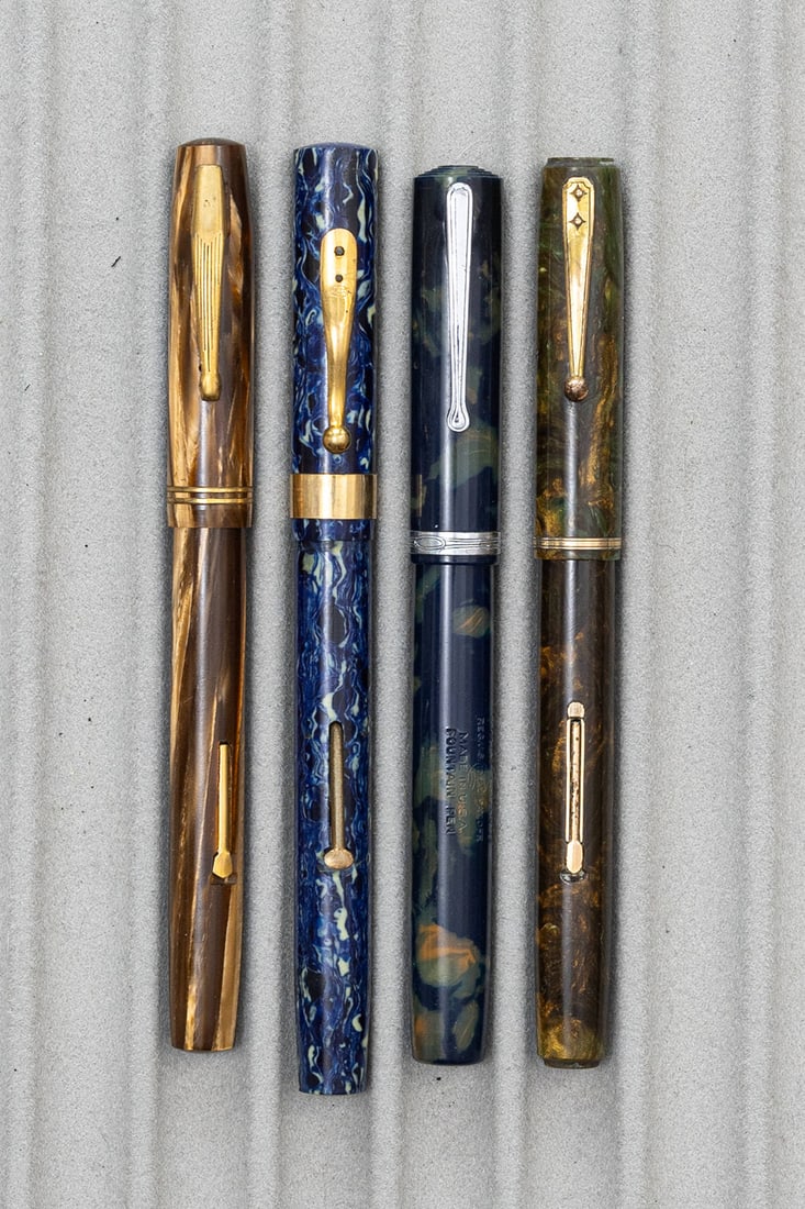Waterman & Aikin Lambert Fountain Pen Lot (4) (1 of 2)