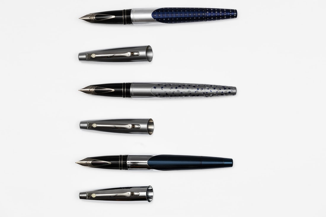 Sheaffer Intrigue Fountain Pens, Flawed (3) (1 of 2)