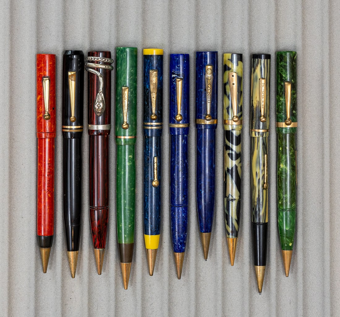 Flattop Assorted Fountain Pen/Pencil Combos 14K Nibs (10) (1 of 3)