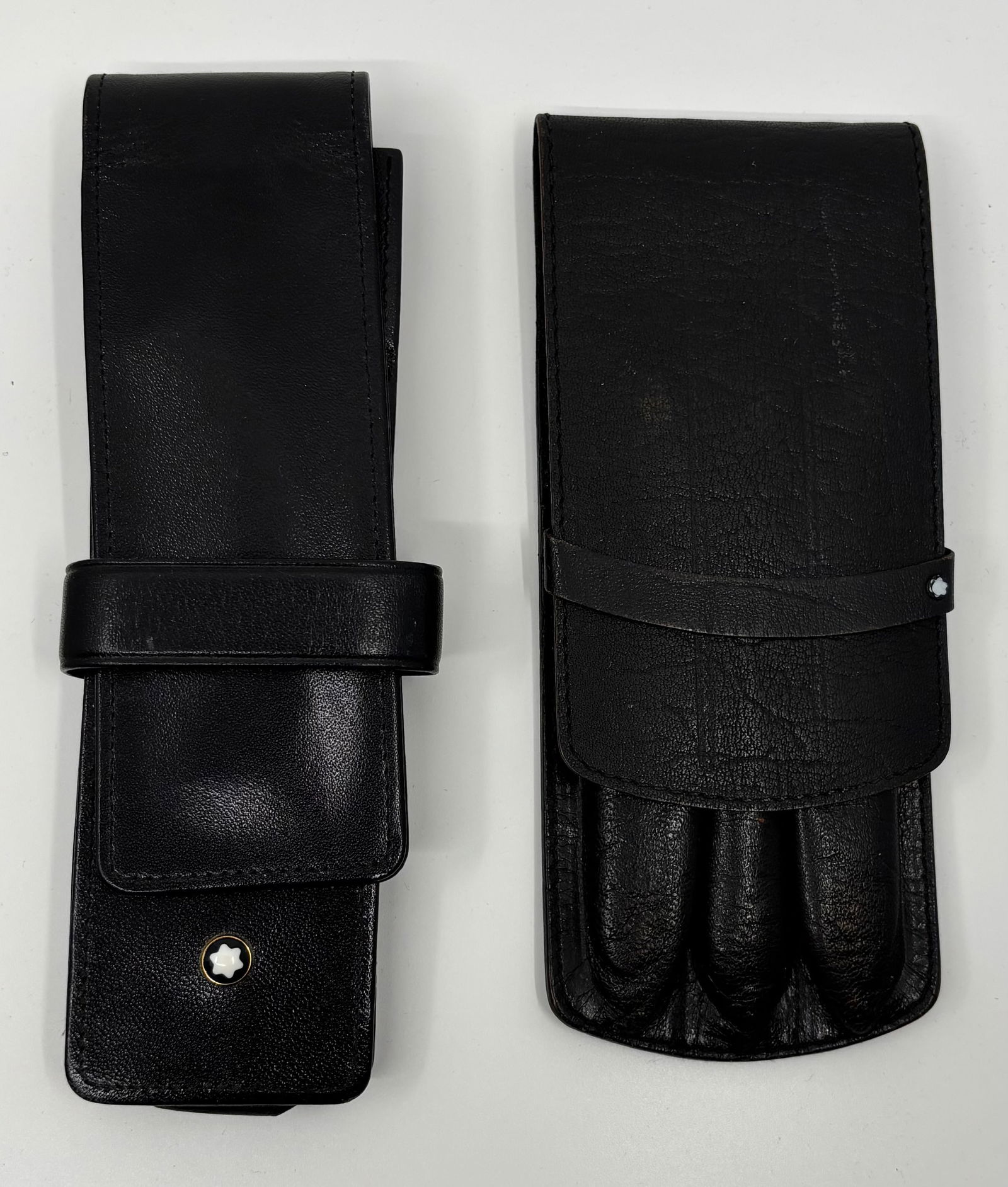 ¨MONTBLANC.FLORENCE.LEATHER POUTCH Montblanc Florence Black Pen Pouch Case (Excellent) RARE FREE