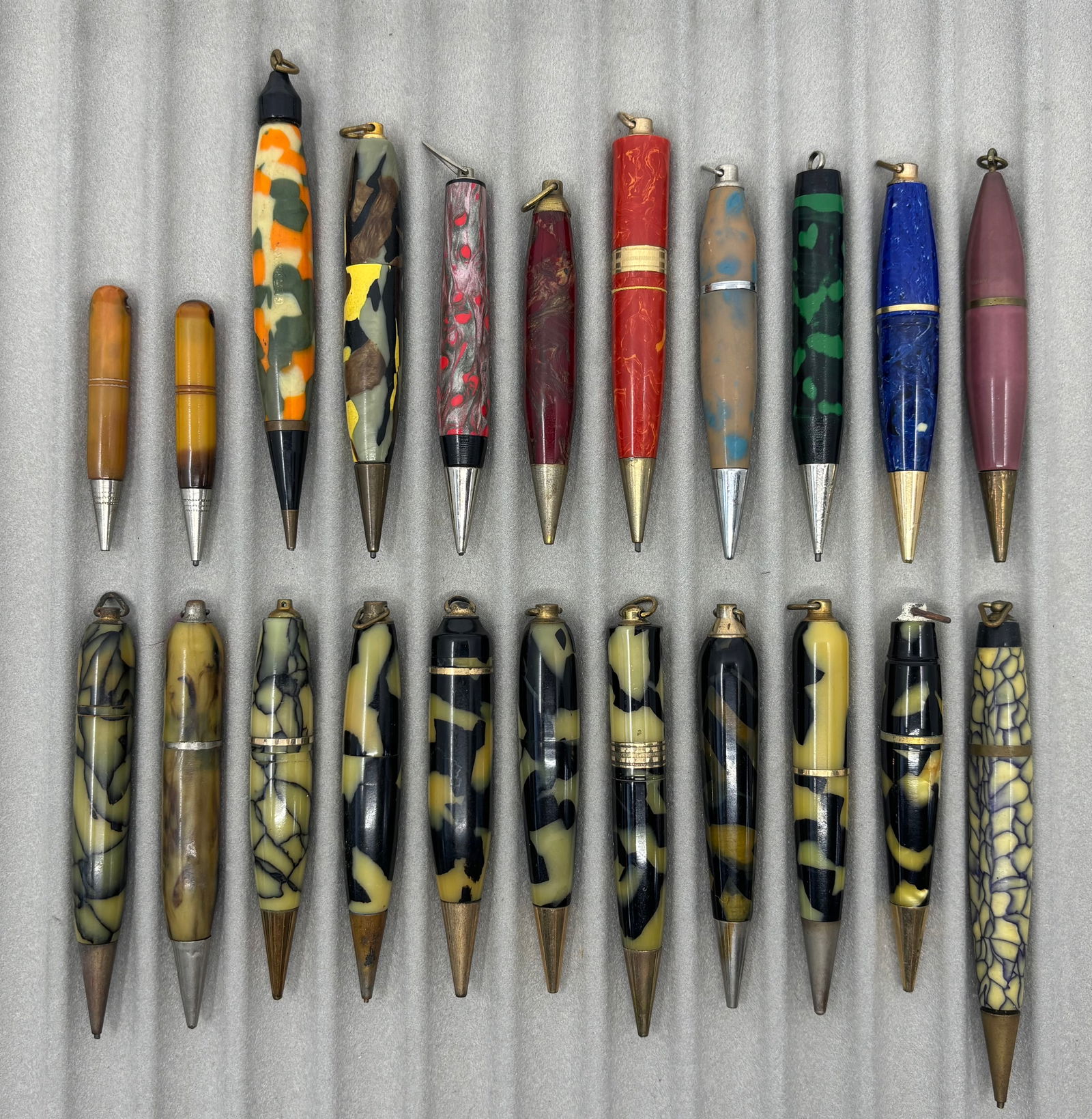 Golf Vest Pocket Marbled Mechanical Pencils (22) Lot A (1 of 1)