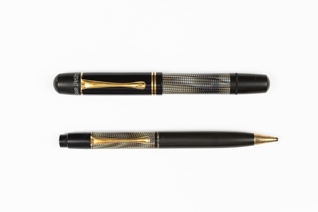 Pelikan 100N Lizard Fountain Pen & Pencil Set (1 of 4)